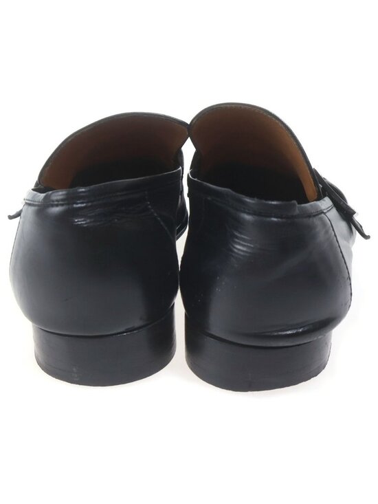 Louis Vuitton Trunk Leather Low Cut Shu Loafers Black main image 2